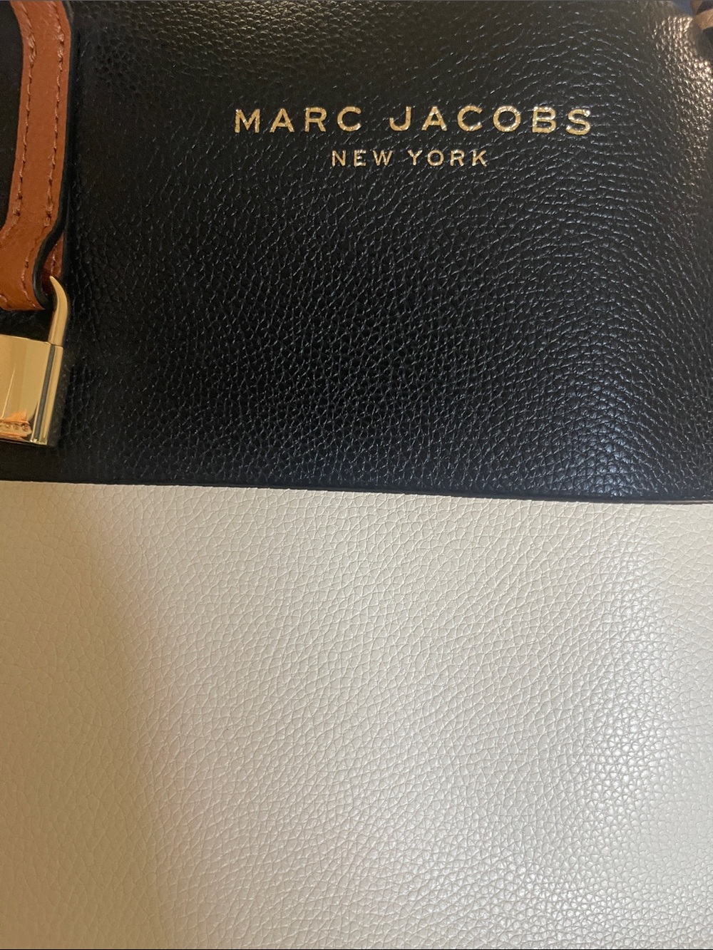 NWOT $485 Marc Jacobs Grind Colorblock Leather Tote Bag - Picture 10 of 11
